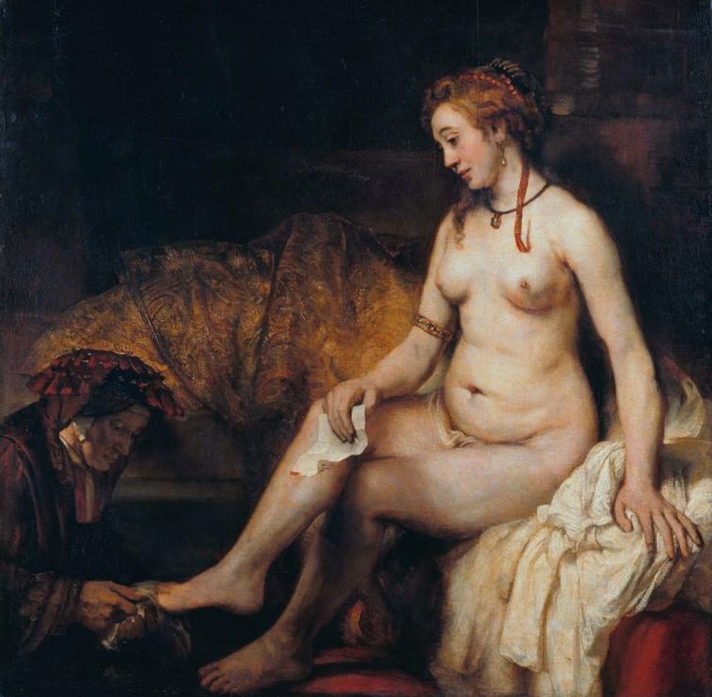 Grafika Puzzle Rembrandt - Bathsheba at Her Bath, 1654 - 1000 Teile