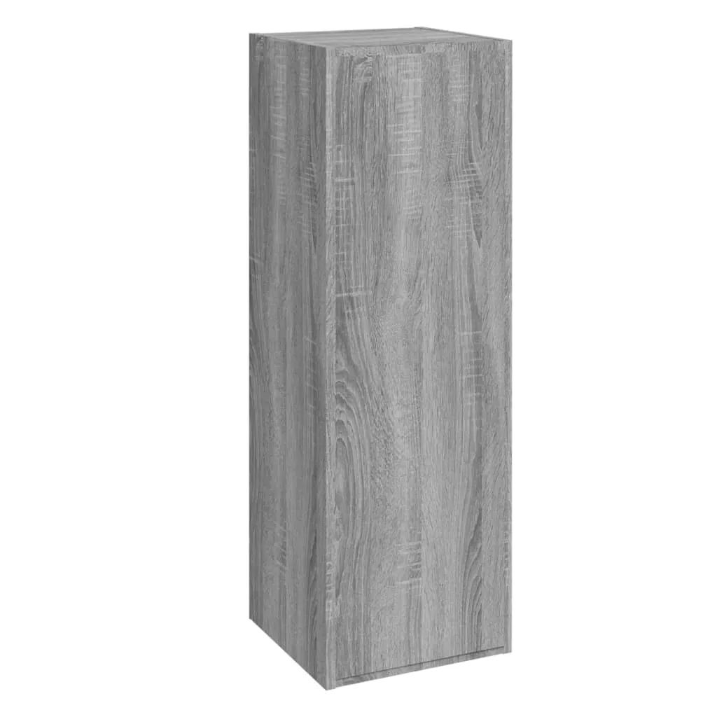 Mobile TV SYFAX Grigio Sonoma 30,5x30x90 cm in Legno Multistrato