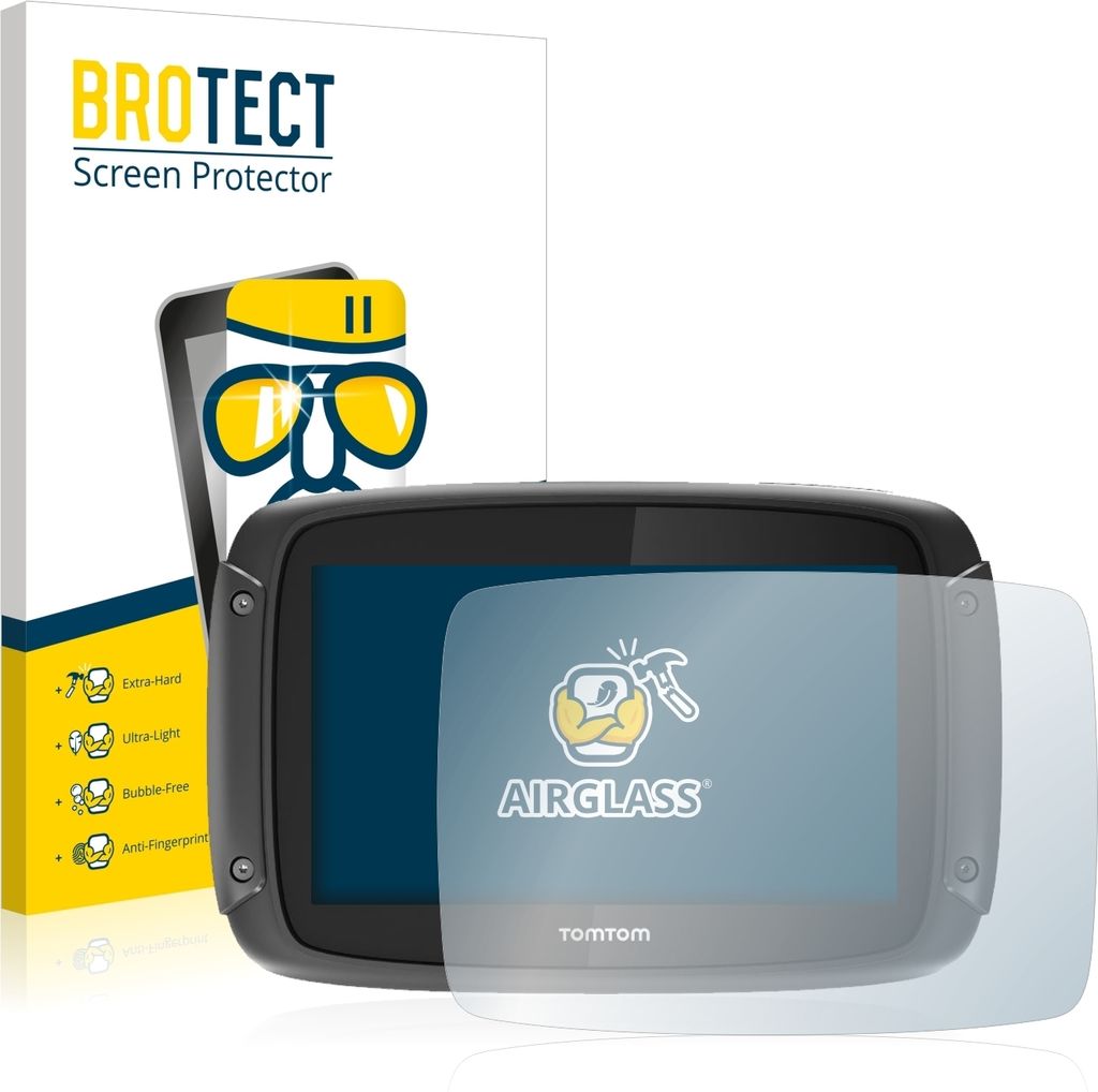 BROTECT Schutzglas für TomTom Rider 450 Schutzfolie Panzer Folie Glas Display Schutz klar
