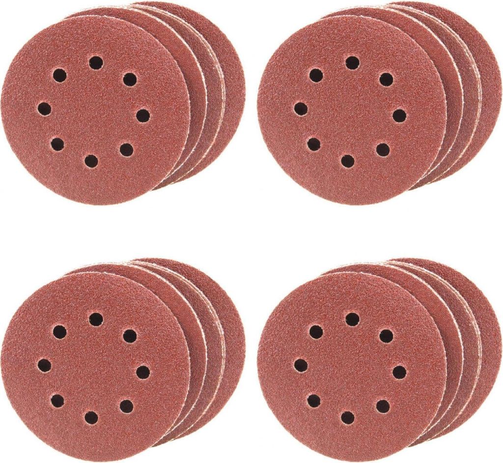 40 Schleifscheiben 125mm Sortiment Korn 60/120/240/400 Produktbild 