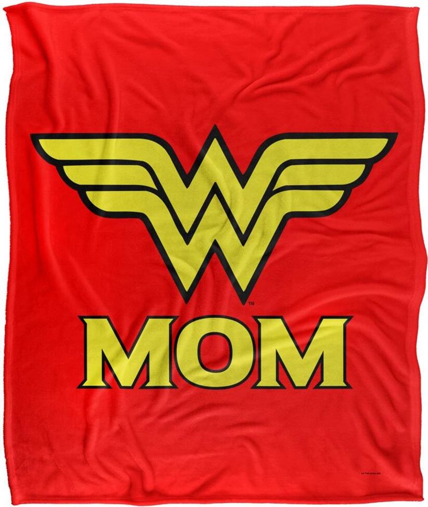 Wonder Woman - Decke "Mom" TV19296 (Einheitsgröße) (Bunt)