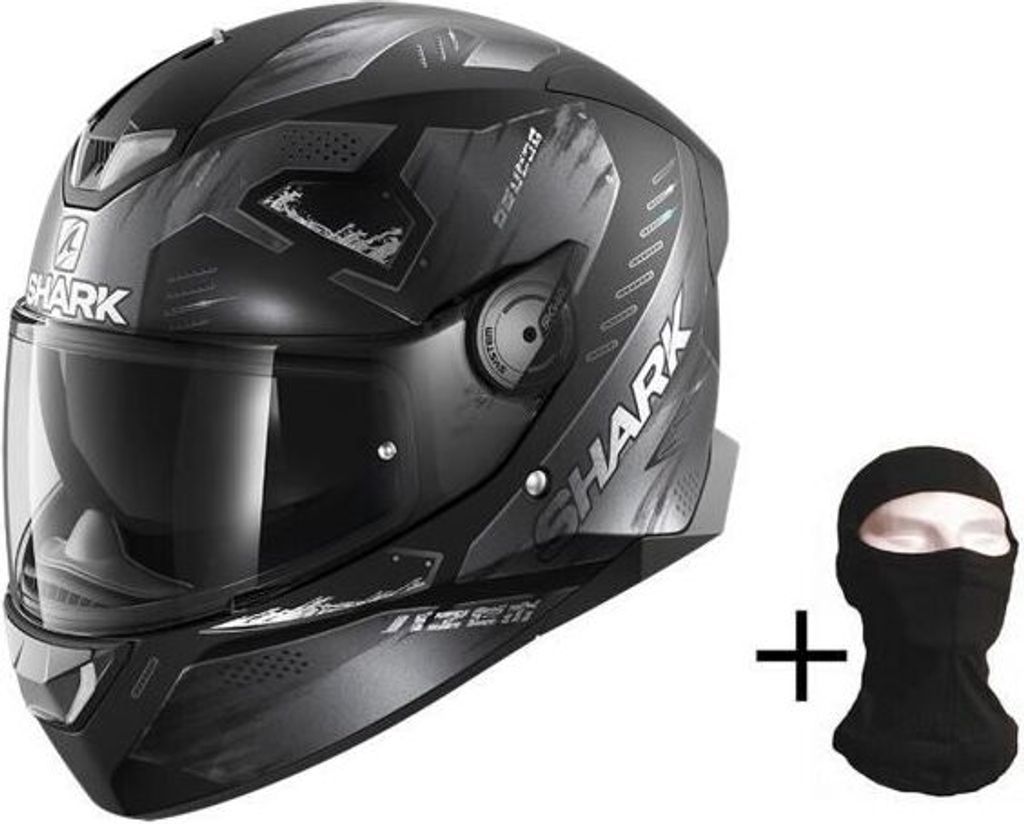 Shark Skwal 2.2 Venger Helm, schwarz matt/grau, S (55/56)
