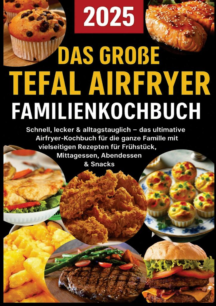 Das große Tefal Airfryer Familienkochbuch: 300 einfache & Produktbild 