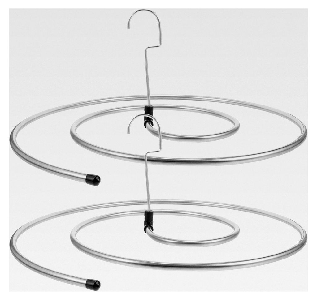 Wäschespinne Kleiderbügel für Bett, drehbare Kleidung, Schal, Decke, Trockner, 2 Stück