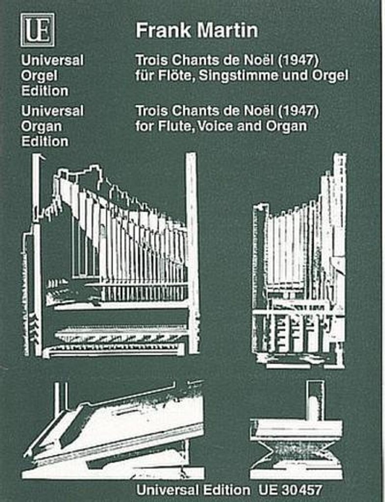 3 Chants de Noel für Flöte,Singstimme und Orgel (dt/en/fr)