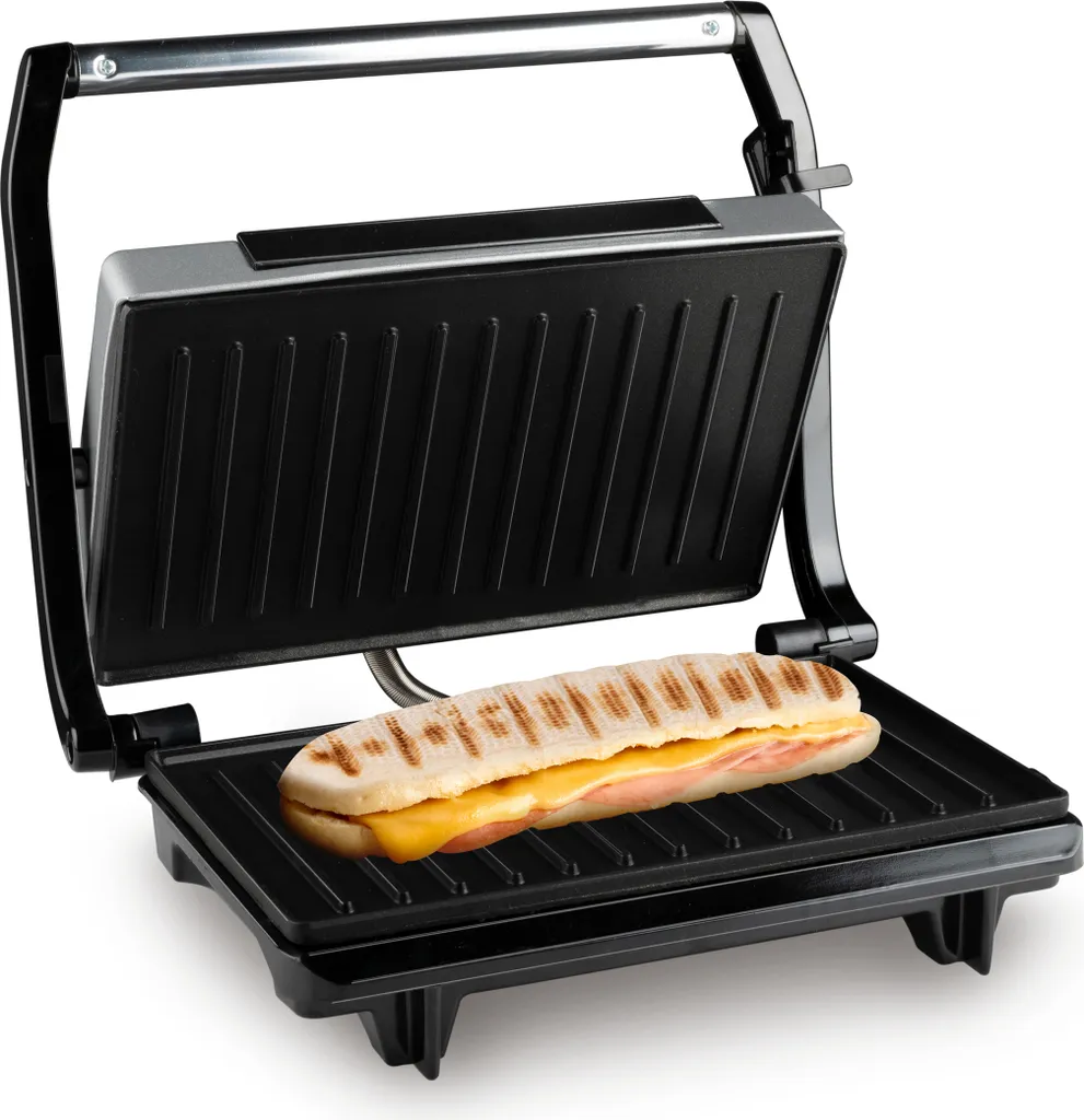Gril à panini ALPINA 700W anti-adhésif : fini les sandwichs qui collent