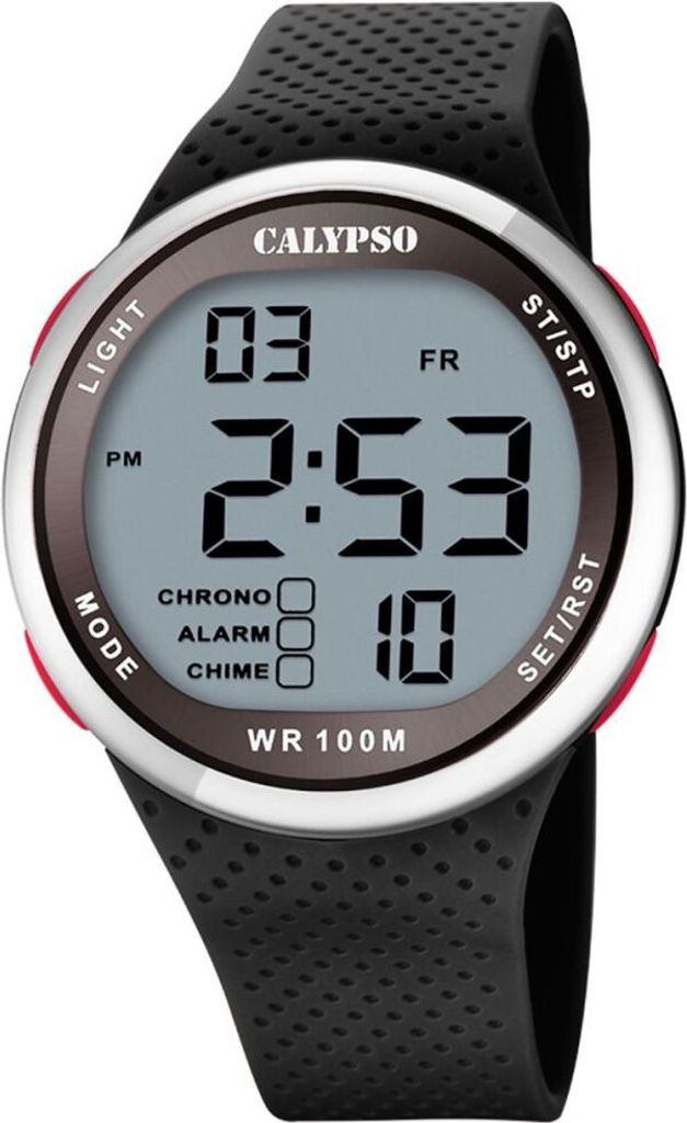 Calypso Armbanduhr Digitaluhr schwarz K5785/4