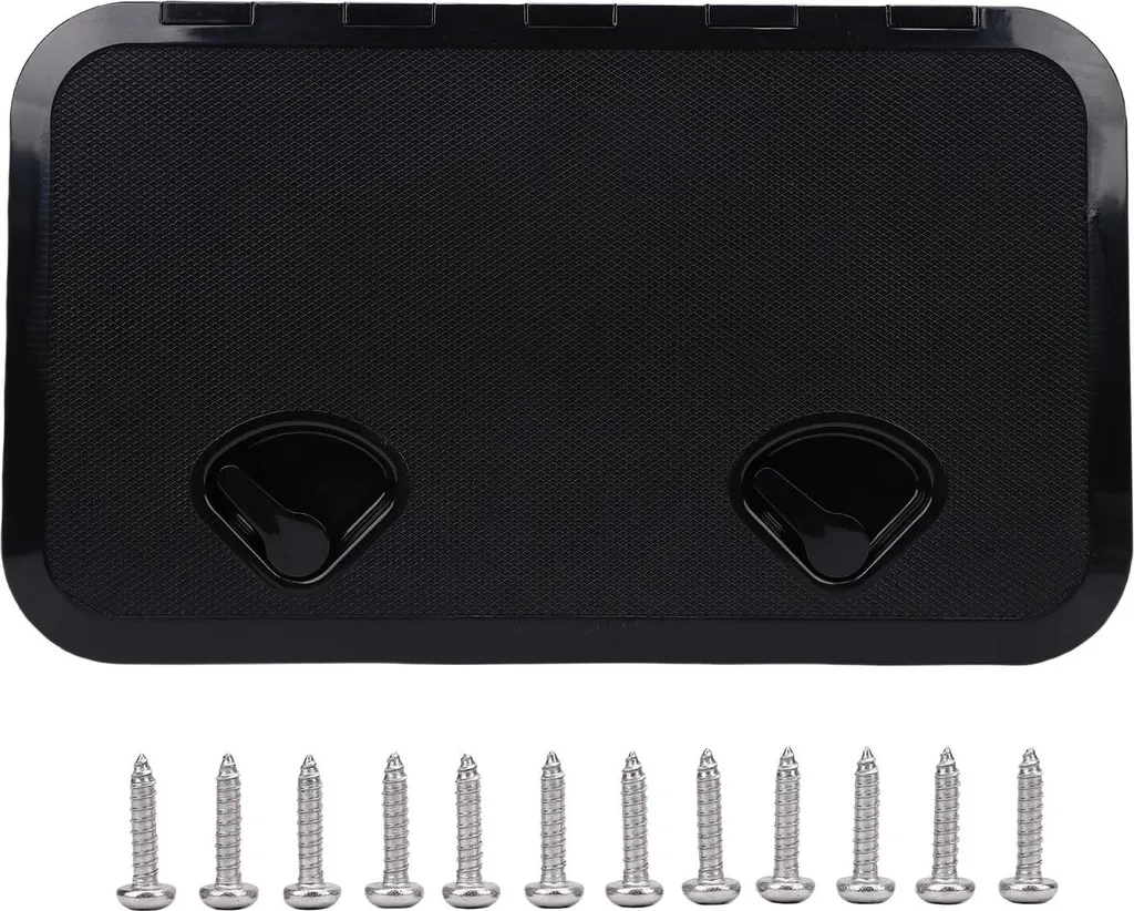 Sportello Ispezione 24x14 Barca ABS Nero | Accesso Tecnico Yacht e RV