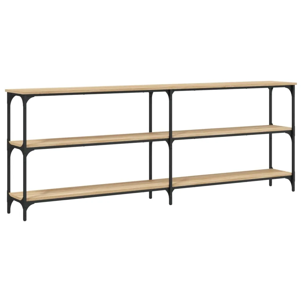 Tavolo Consolle Rovere Sonoma 200cm | Mobile Ingresso Lungo Legno
