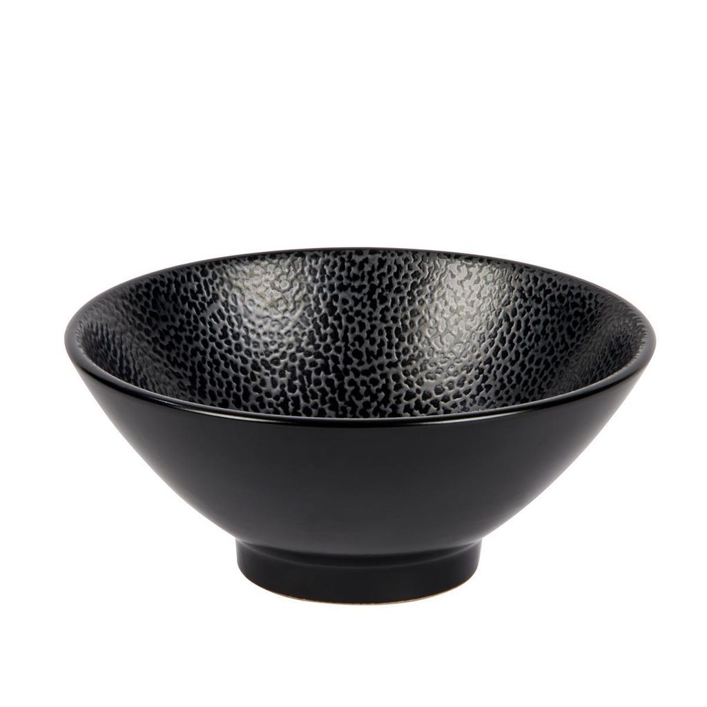 Lambert Kaori Müslischale Rochen-Optik schwarz / metallic, Produktbild 