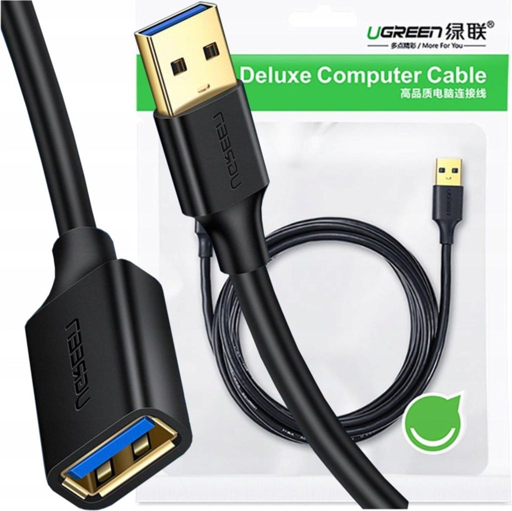 Ugreen Câble Usb 3.0 10368B, mâle, 1M (noir) Image du produit 