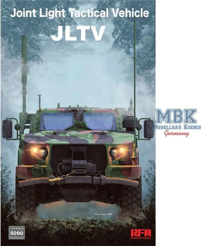JLTV RFM5090 Maquette avec Détails Photodécoupe Véhicule Tactique 1/35