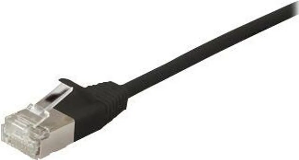 Cavo Ethernet 1m Cat6A Slim Equip Nero LSZH F/FTP - 10G Garantiti - 2