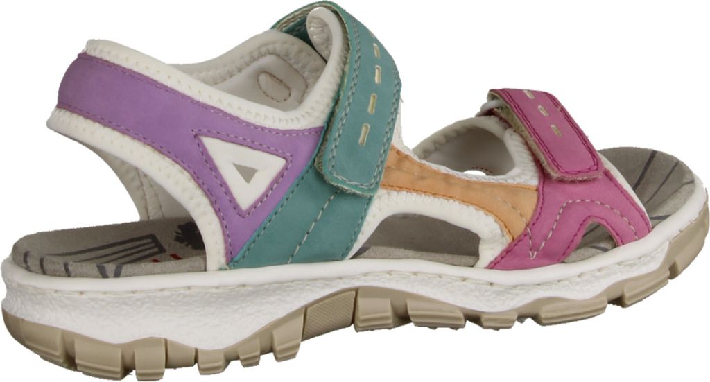 Rieker Damen Sandale bunt Trekking Outdoor gepolstert Produktbild 52