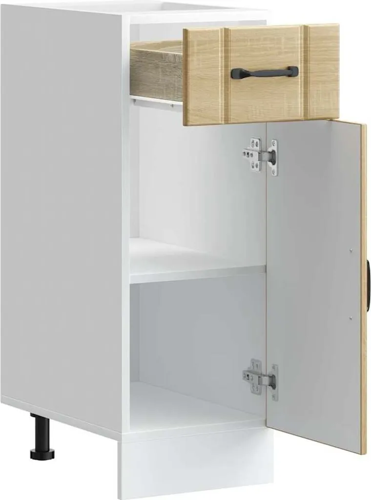 vidaXL Base da cucina Lucca Sonoma in legno di rovere - 4