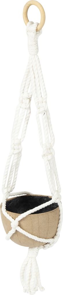 Décopatch 5x Pappmaché Makramee 11x11x42cm wasserdicht - Kartonbraun HD068C