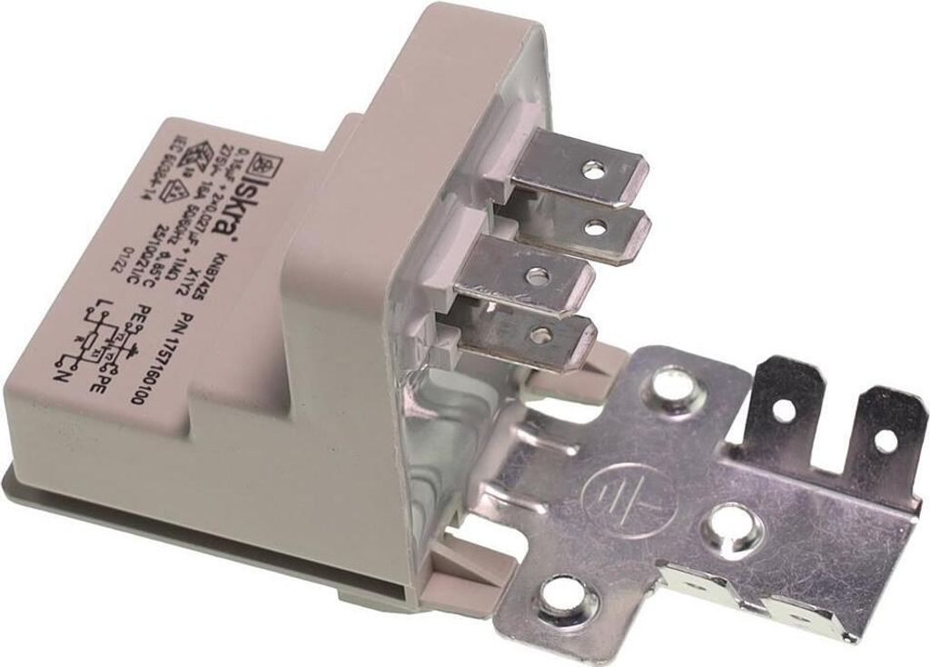 Beko 1757160100 Störfilter, Kondensator für Geschirrspüler Spülmaschine