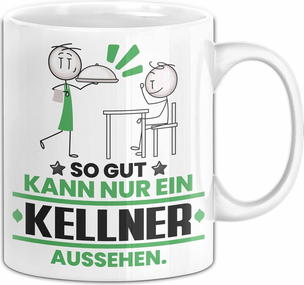 Kellner Geschenk Tasse So Gut Kann Nur Ein Kellner Aussehen Produktbild 