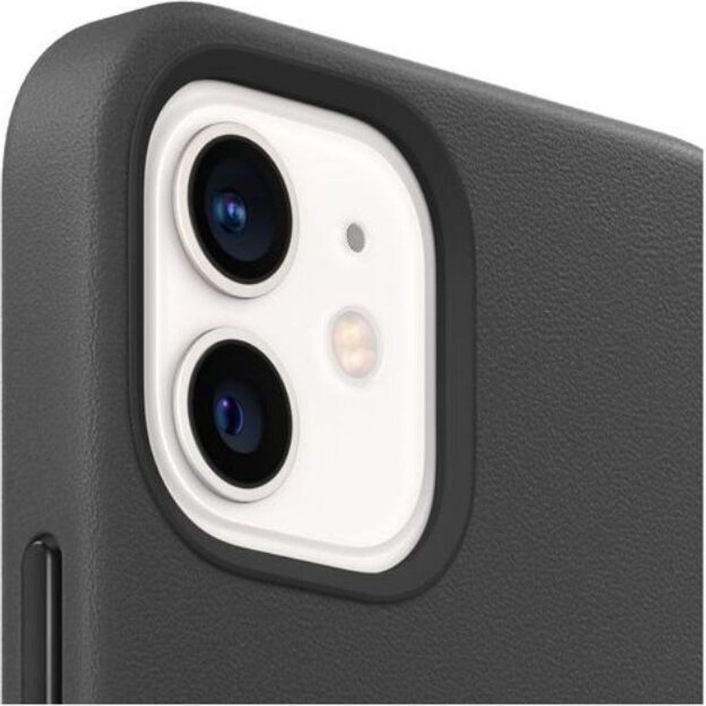 iPhone 12 | 12 Pro Leder Case mit MagSafe - Schwarz Produktbild 12