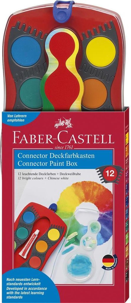 Faber-Castell Farbkasten Connector 12 Farben Produktbild 