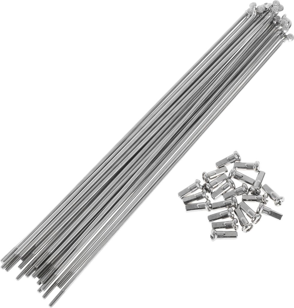 20 Satz 13G Fahrradspeichen 187mm Fahrradspeichen 304 Edelstahl Silberton