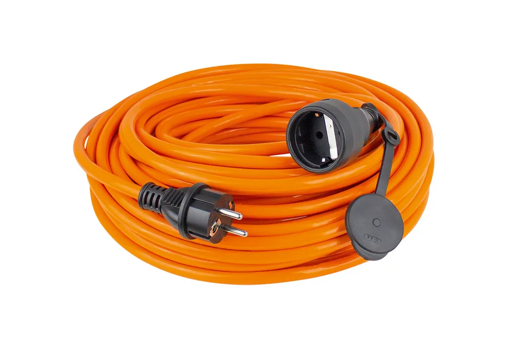 Prolunga as-Schwabe 59110 10m Arancione | Ideale per Giardino e Garage