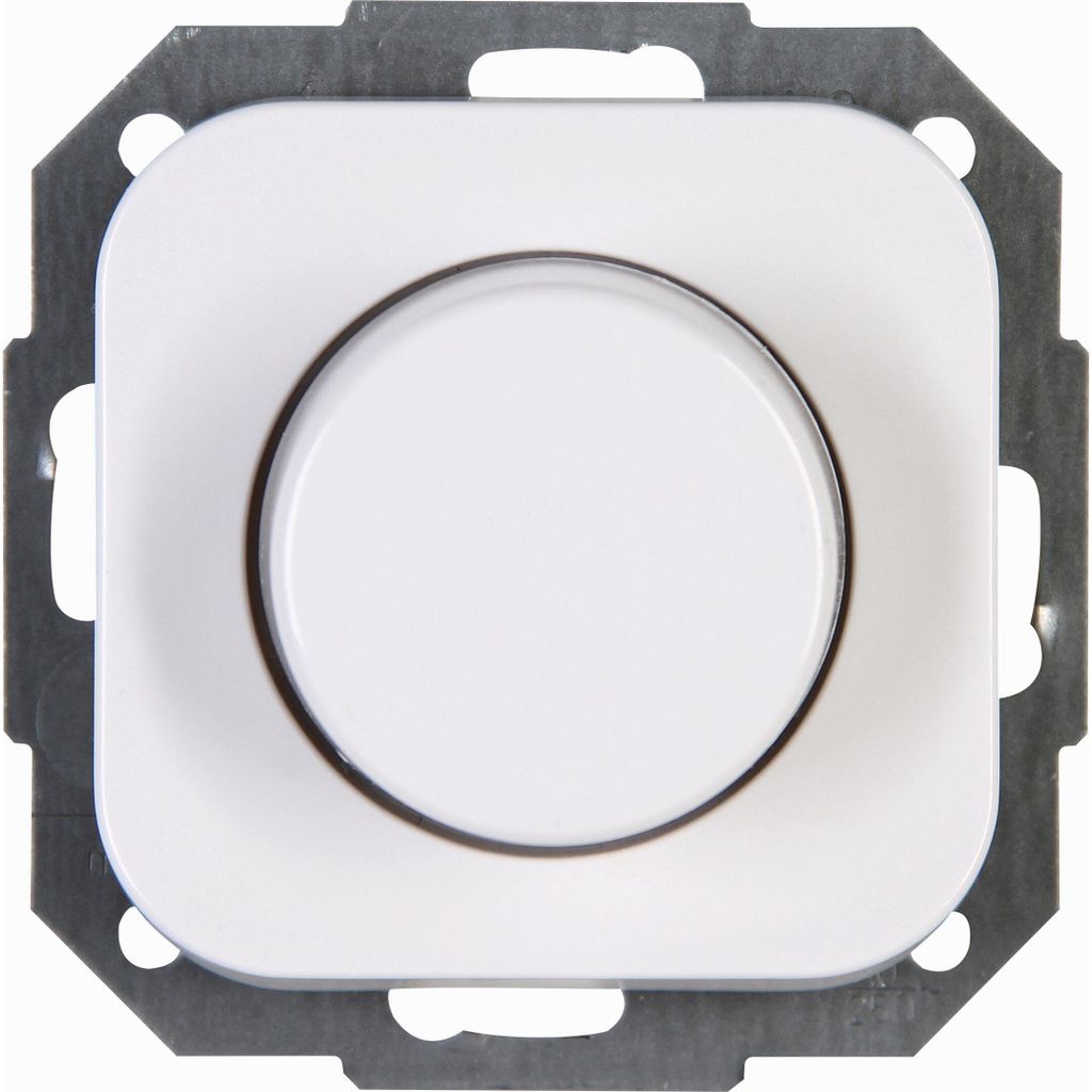 Kopp Donau arktis weiß Schalterprogramm, Rahmen, Schalter, Steckdose, etc. DONAU – Universal-Dimmer für LED