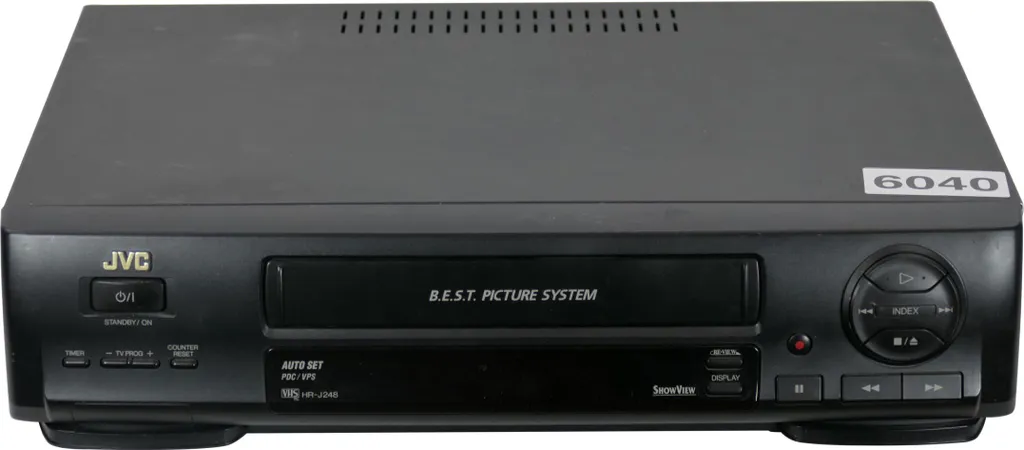 Magnétoscope JVC HR-J248 avec technologie Pro-Precision et Tracking