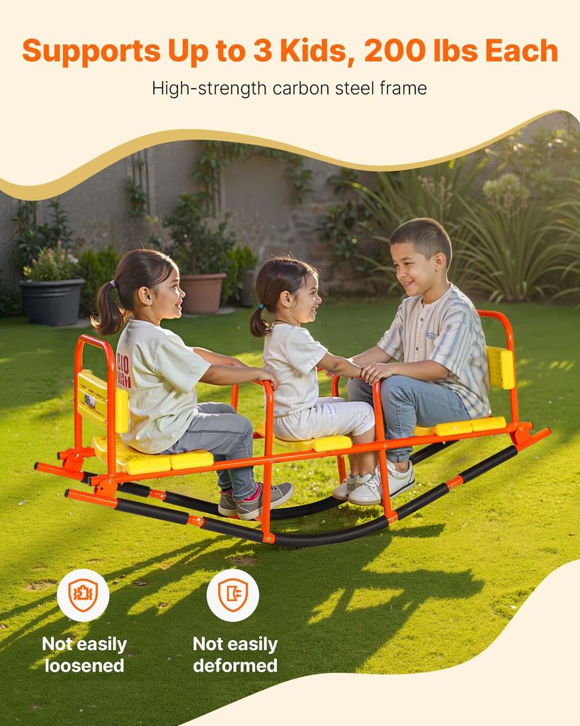 Columpio infantil VEVOR, capacidad de carga de 90 kg, Imagen del producto 