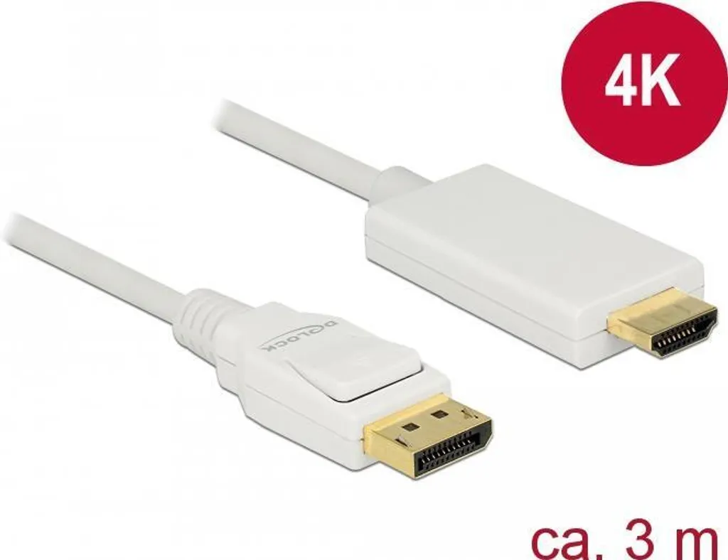 Cavo Video DeLOCK Alta Qualità | HDMI DisplayPort per PC e Monitor