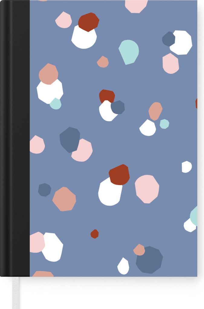 MuchoWow Notizbuch Tagebuch Haushaltsbuch Notebook A5 Design - Punkte - Kinder - Notizblock - Notizheft - Notebook - Schreibblock - Papier