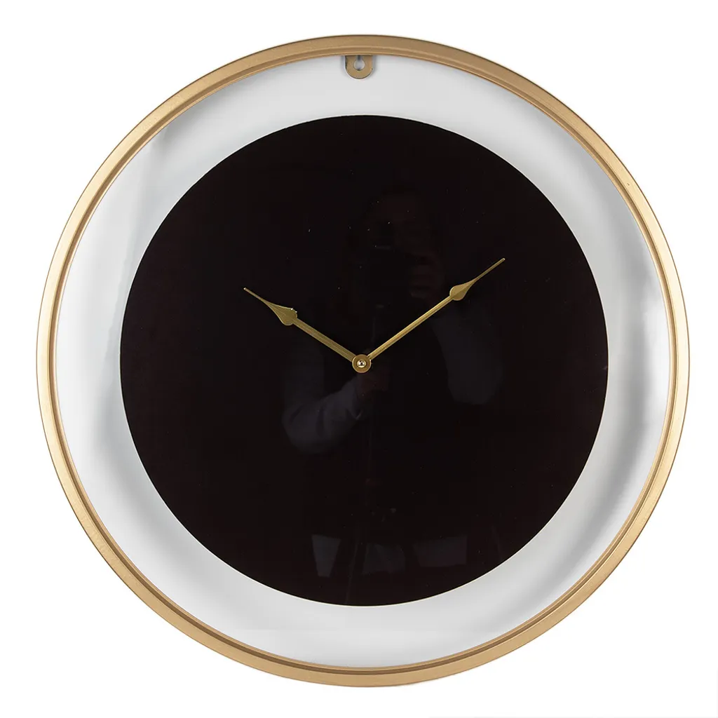 Orologio da parete Clayre & Eef Ø 60 cm Ferro color oro nero