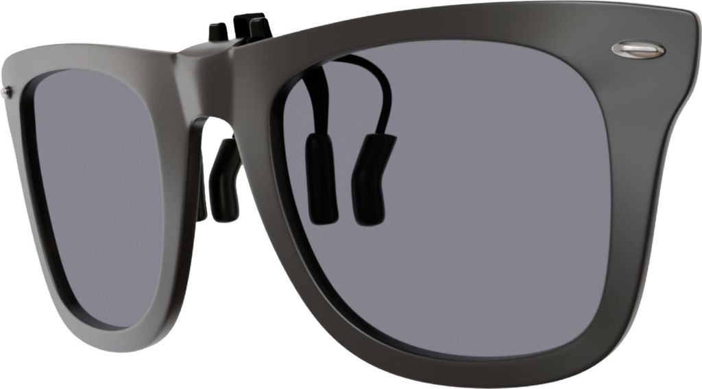 Polarisierter Brillen Aufsatz Clip-On 30677 Smoke/Schwarz