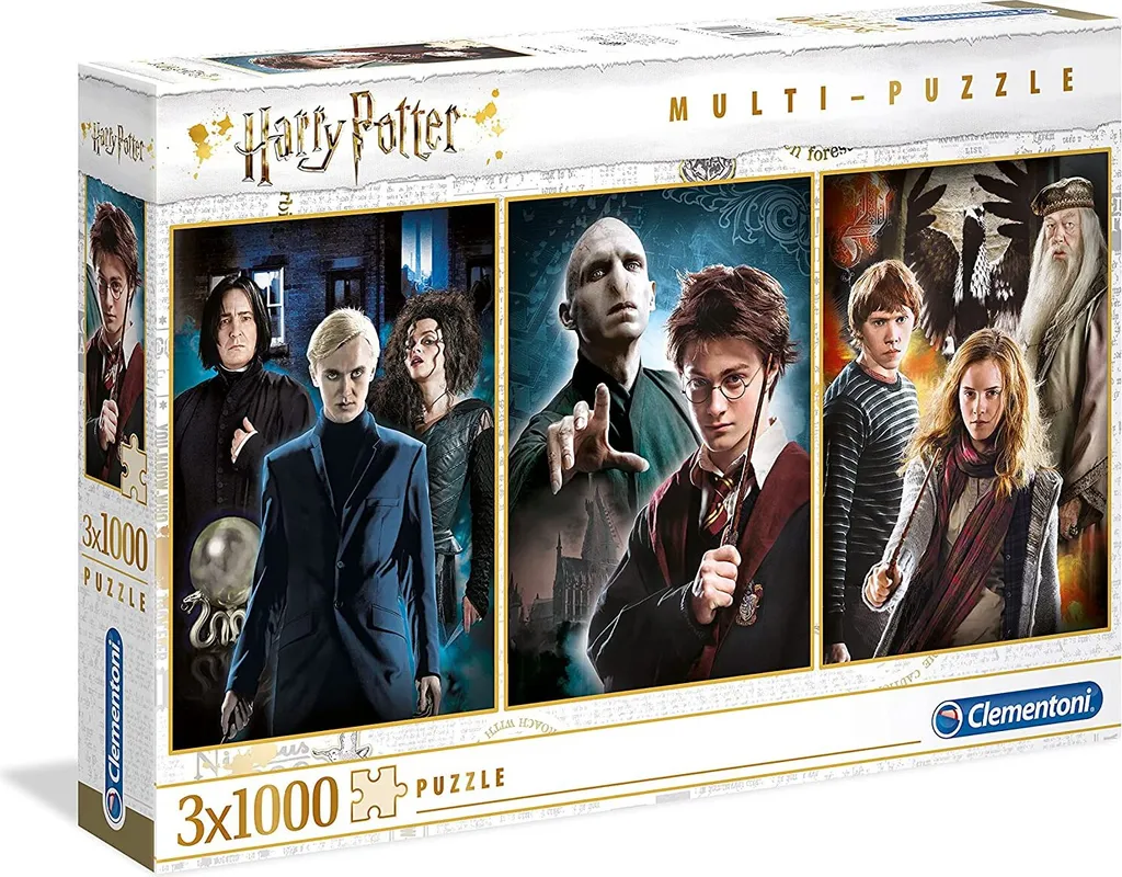 Puzzle Harry Potter 3x1000 pièces pour Activité Détente et Décoration