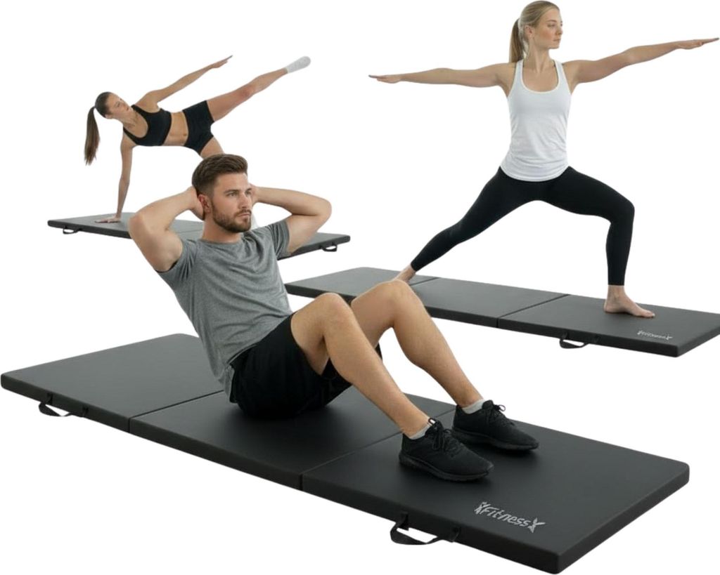 MATERAC GIMNASTYCZNY SKŁADANY 180/60/5 cm FITNESS STAR Zdjęcie produktu 