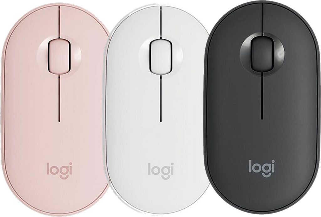 Logitech M350 Pebble Maus Wireless Bluetooth Kabellos Mouse Produktbild 