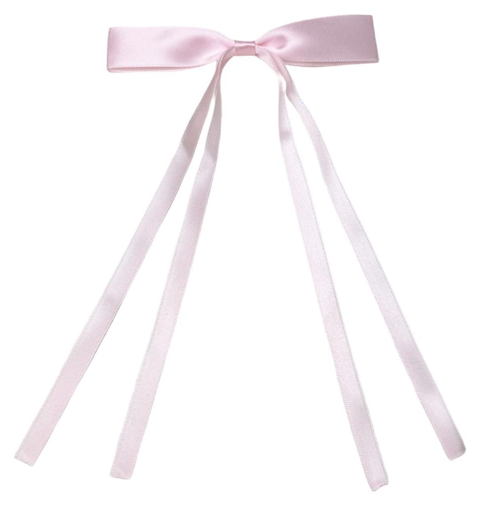 Haarspange für Mädchen, lange Schleife, Haarnadel, Nackenverzierung, dekorative Haarspange, Metallnadeln, Haaraccessoires für Valentinstag