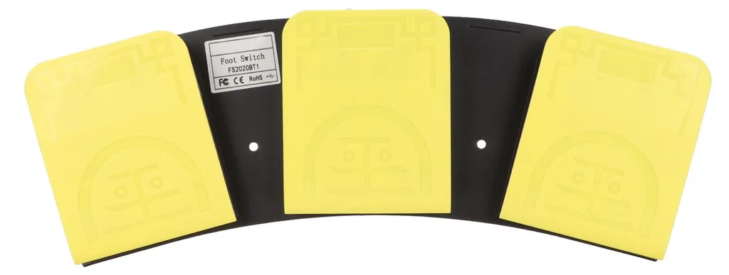 Pédale USB Triple Commande HID Programmable - Connexion Double Mode - 2