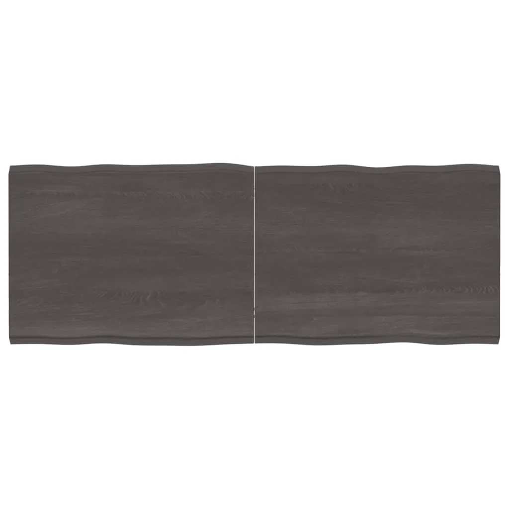 Piano Tavolo 160x60 Legno Massiccio Bordo Albero | Top Design Naturale