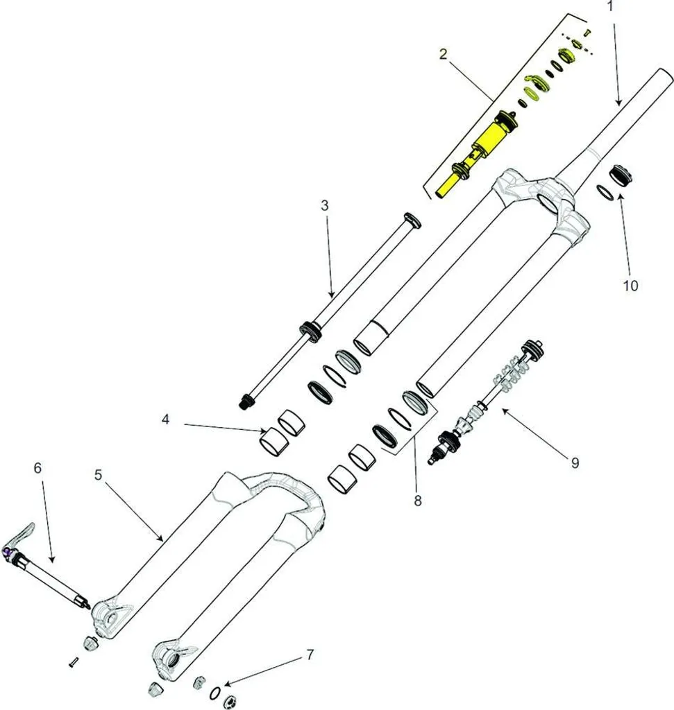 Valve de gonflage Manitou Mattoc Expert 27,5 et 29 pouces - Suspension
