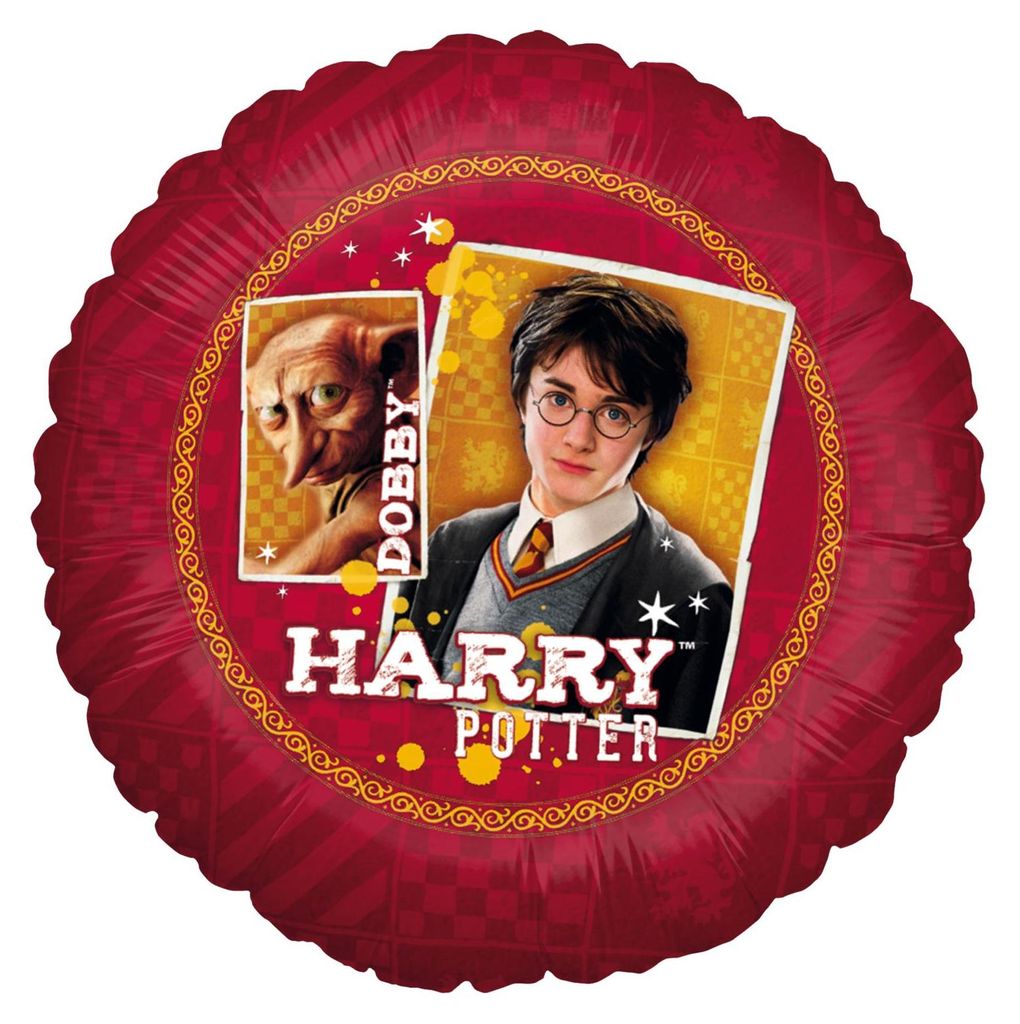 Harry Potter 3er-Set Folienballons Ø45cm rot-gold Ballons Produktbild 