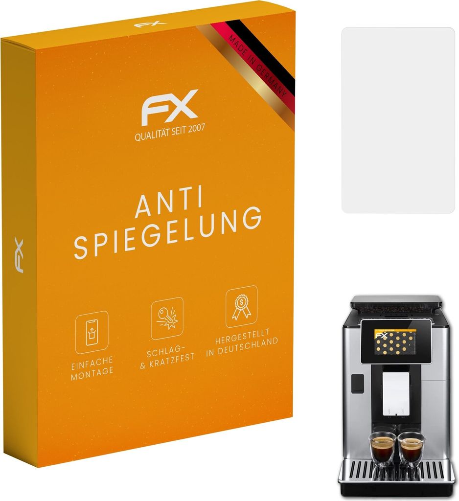 atFoliX FX-Antireflex 2x Schutzfolie kompatibel mit DeLonghi PrimaDonna Soul (ECAM612.55.SB) Displayfolie