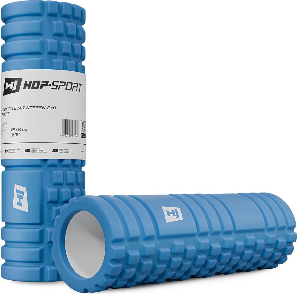 Hop-sport Masážní válec EVA 45cm modrý Obrázek produktu 