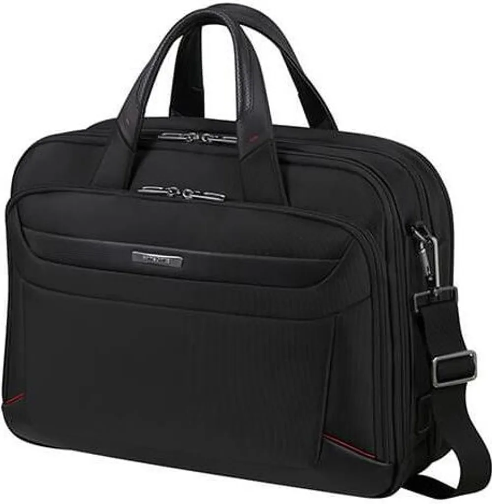 Samsonite PRO DLX 6 Sacoche Ordinateur 15.6 Pouces Extensible Noire