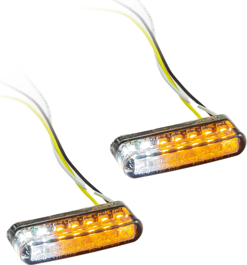 Frecce Moto LED Streak: Stile Cattivo e Luce di Posizione Integrata