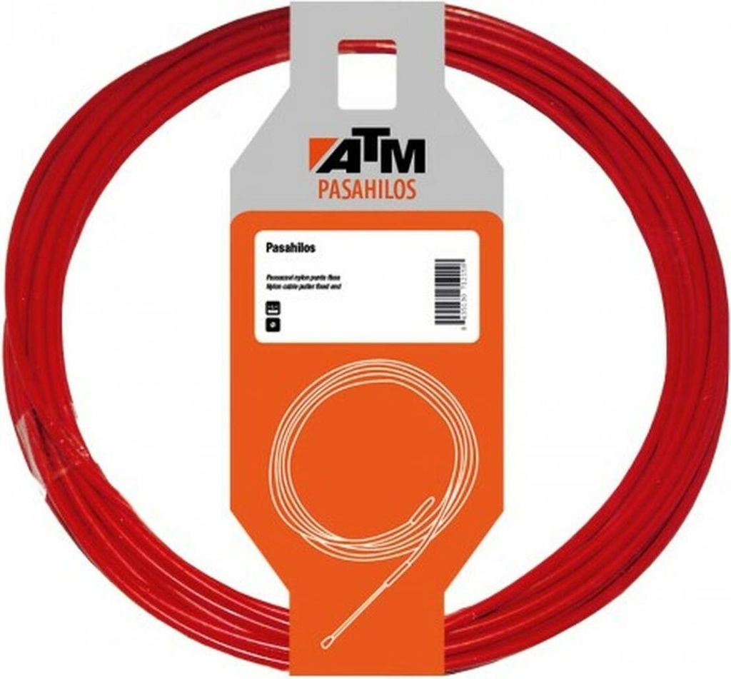 Atm 760025 25 M Kabelziehschnur Rot Rot One Size