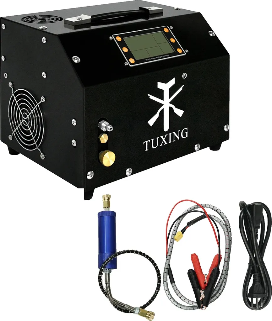 Compresseur TUXING TXET063 4500 PSI 12V 220V pour Carabine PCP