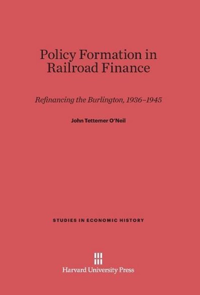 Policy Formation in Railroad Finance