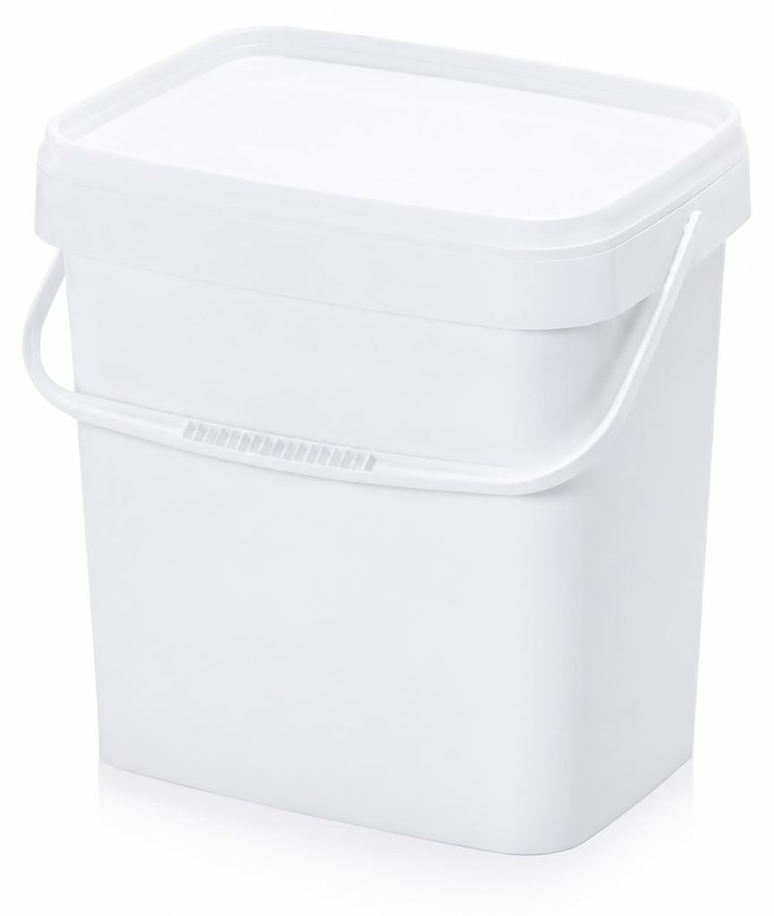 AUER 10,3 Liter Eimer rechteckig mit Deckel 29 x 20 x 27 cm Produktbild 