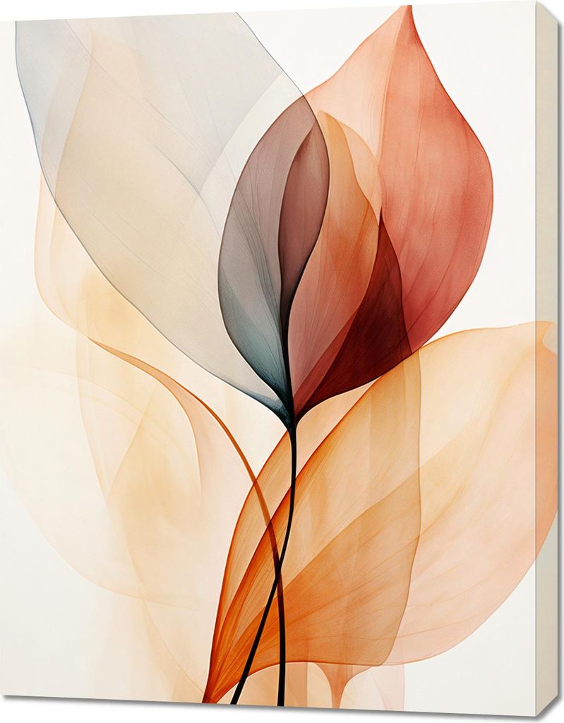 Bild 70x90cm Ätherische Blätter